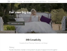 Tablet Screenshot of dbcreativity.com